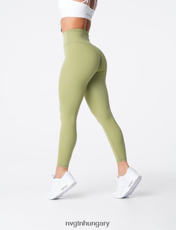 nők fitnesz B8T0BH654 NVGTN olajbogyó signature 2.0 leggings
