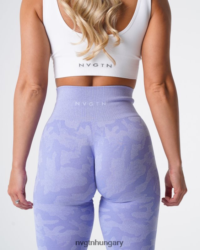 nők fitnesz B8T0BH660 NVGTN télizöld Camo varrat nélküli leggings