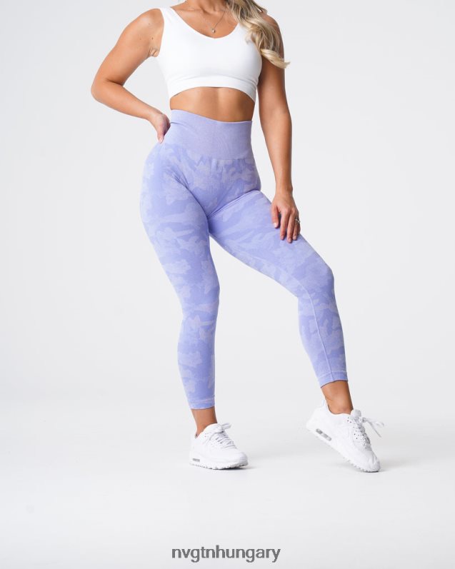nők fitnesz B8T0BH660 NVGTN télizöld Camo varrat nélküli leggings