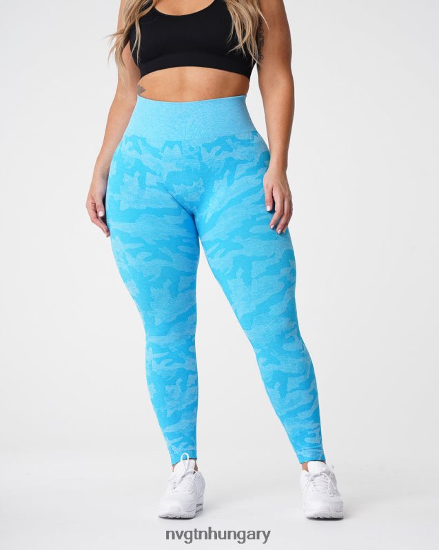 nők fitnesz B8T0BH666 NVGTN karibi Camo varrat nélküli leggings