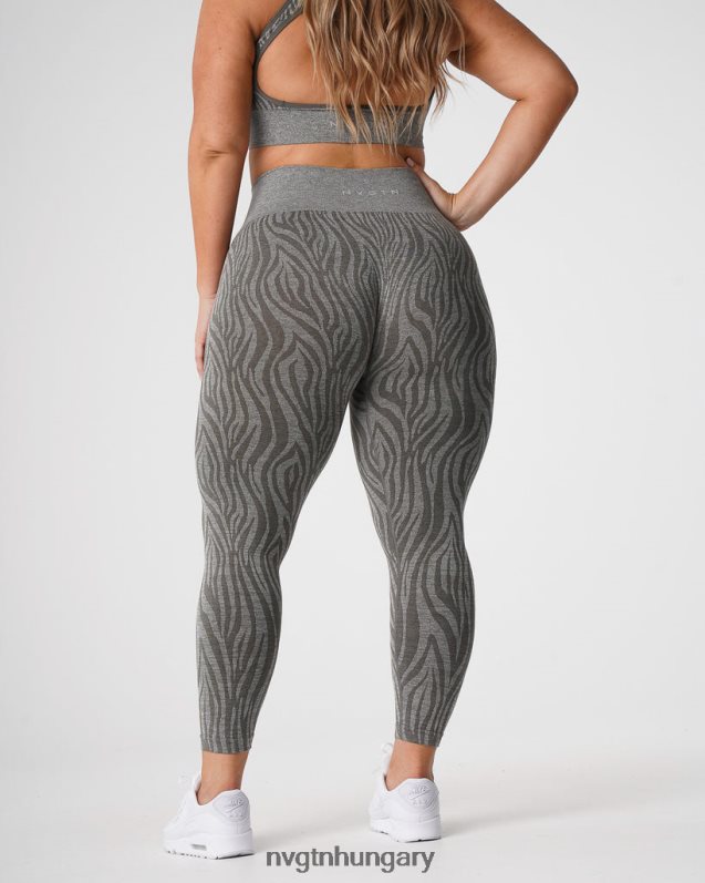 nők fitnesz B8T0BH687 NVGTN khaki zöld zebra varrat nélküli leggings