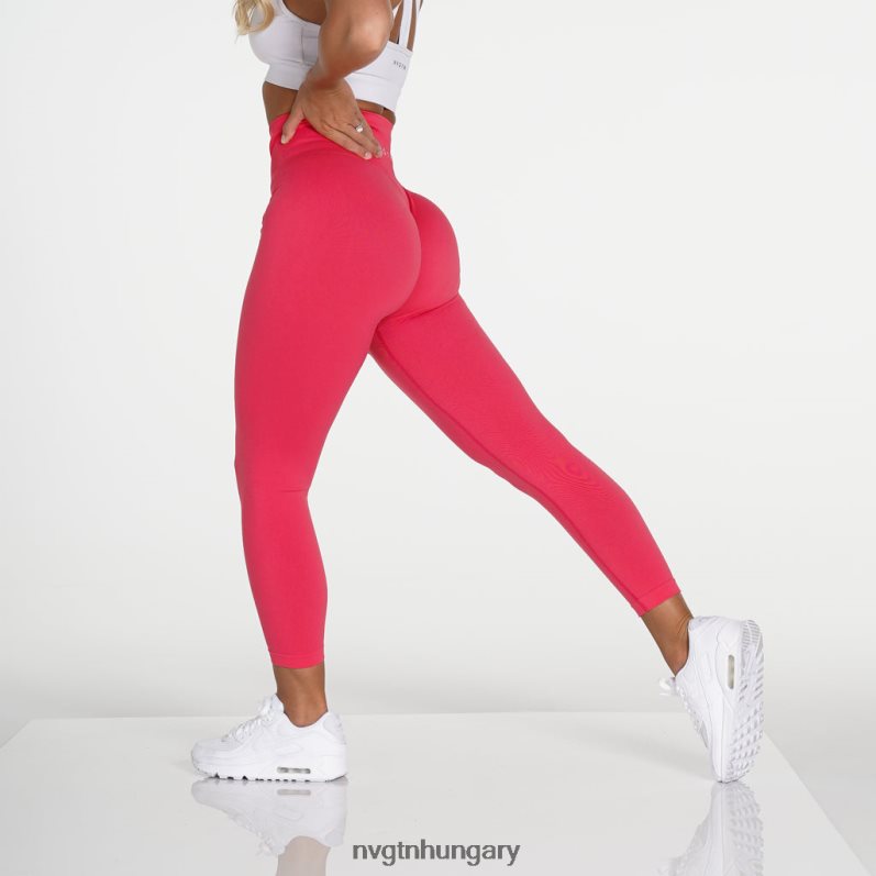 nők fitnesz B8T0BH694 NVGTN hawaii rózsaszín tömör varrat nélküli leggings