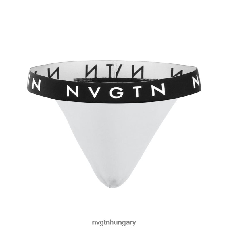 nők fitnesz B8T0BH712 NVGTN fehér tanga