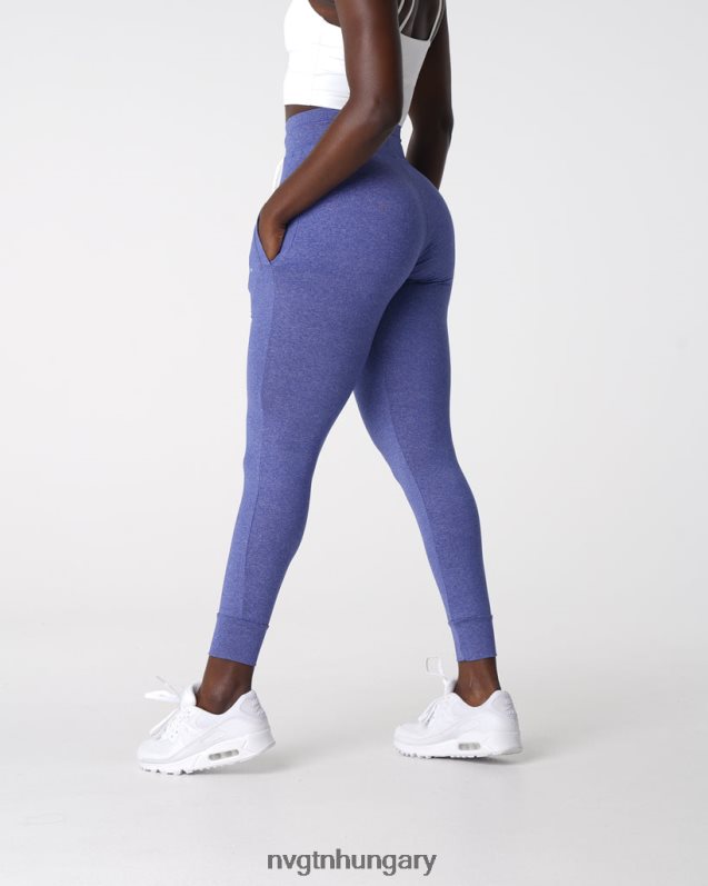 nők fitnesz B8T0BH703 NVGTN zafír kék kocogók