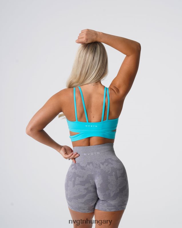 nők fitnesz B8T0BH101 NVGTN aqua forgó melltartó