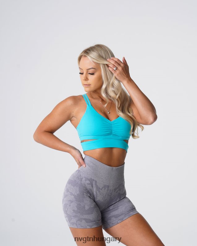nők fitnesz B8T0BH101 NVGTN aqua forgó melltartó