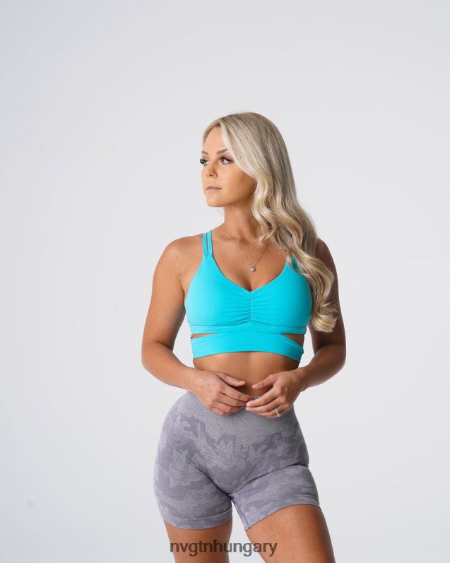 nők fitnesz B8T0BH101 NVGTN aqua forgó melltartó