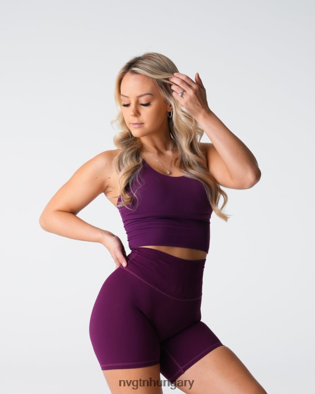 nők fitnesz B8T0BH121 NVGTN szilva mátrix melltartó felső