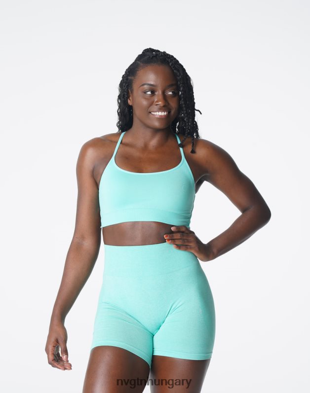 nők fitnesz B8T0BH122 NVGTN menta legyőzhetetlen varrat nélküli melltartó