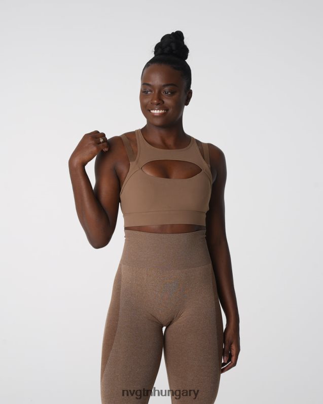nők fitnesz B8T0BH152 NVGTN mohaachát csúcs melltartó
