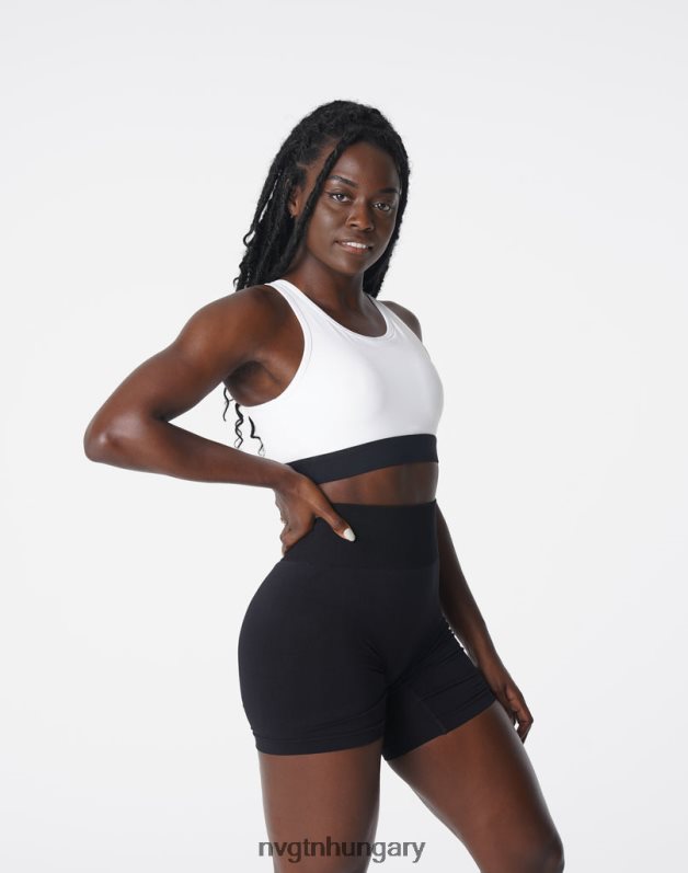 nők fitnesz B8T0BH174 NVGTN fehér agility melltartó