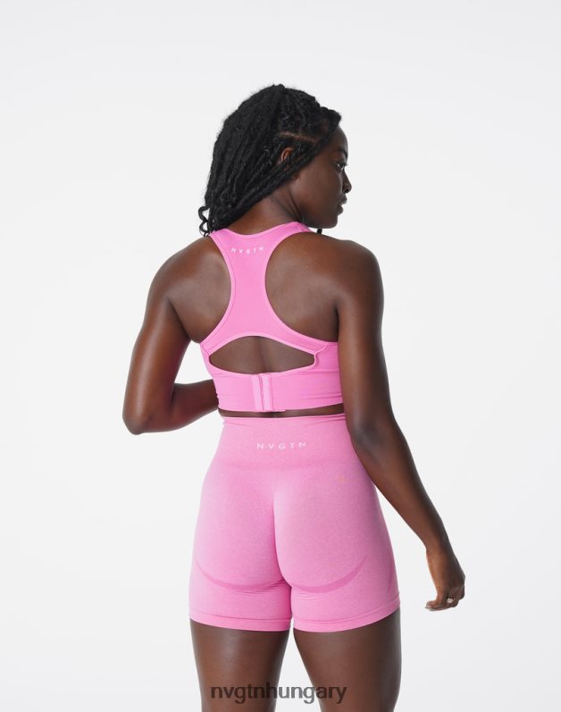 nők fitnesz B8T0BH179 NVGTN rágógumi rózsaszín gyújtó varrat nélküli melltartó