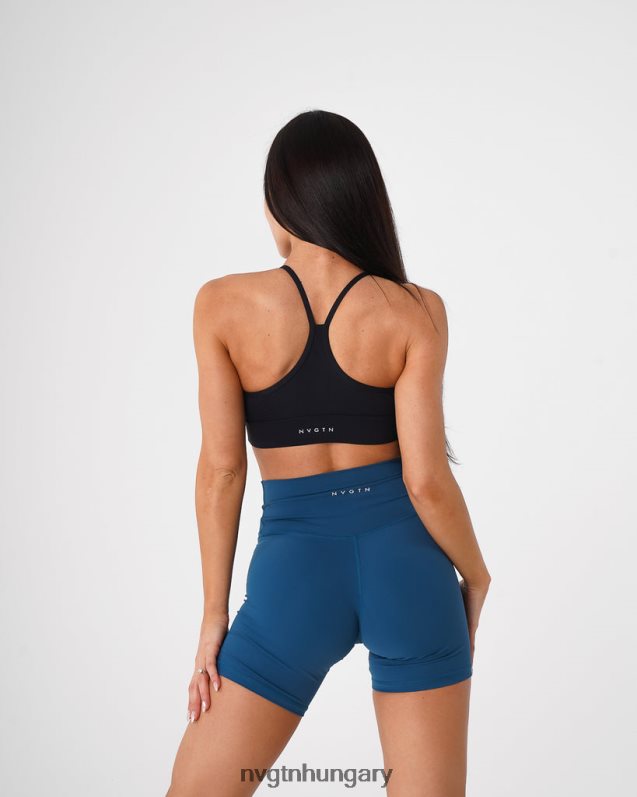 nők fitnesz B8T0BH181 NVGTN fekete oázis melltartó