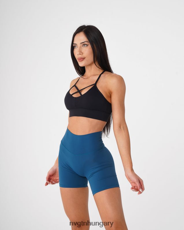 nők fitnesz B8T0BH181 NVGTN fekete oázis melltartó