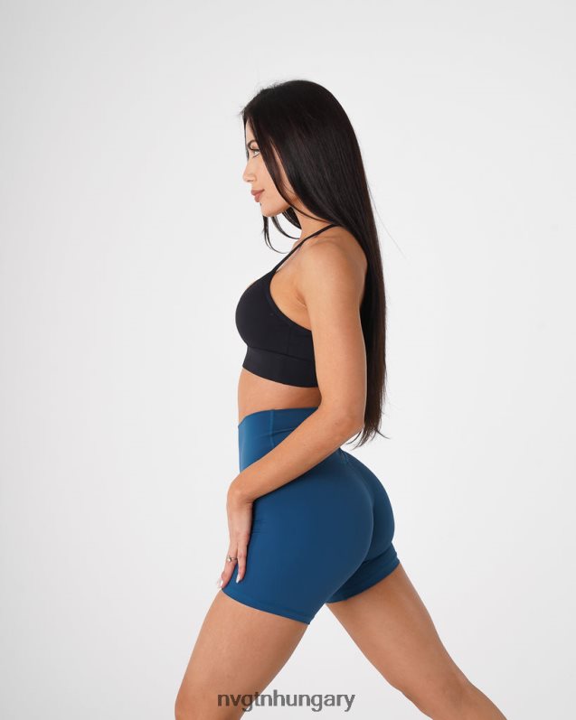 nők fitnesz B8T0BH181 NVGTN fekete oázis melltartó