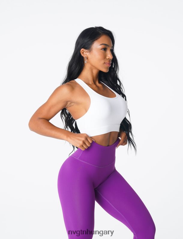 nők fitnesz B8T0BH188 NVGTN fehér trió melltartó