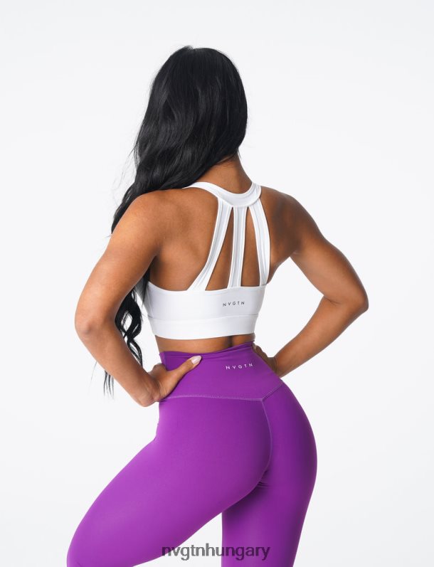 nők fitnesz B8T0BH188 NVGTN fehér trió melltartó