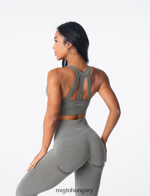 nők fitnesz B8T0BH190 NVGTN khaki zöld trió melltartó