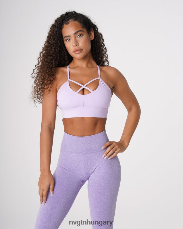 nők fitnesz B8T0BH239 NVGTN levendula oázis melltartó
