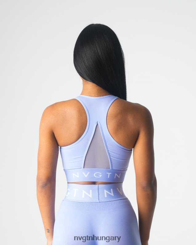 nők fitnesz B8T0BH24 NVGTN télizöld örökölt varrat nélküli sport melltartó