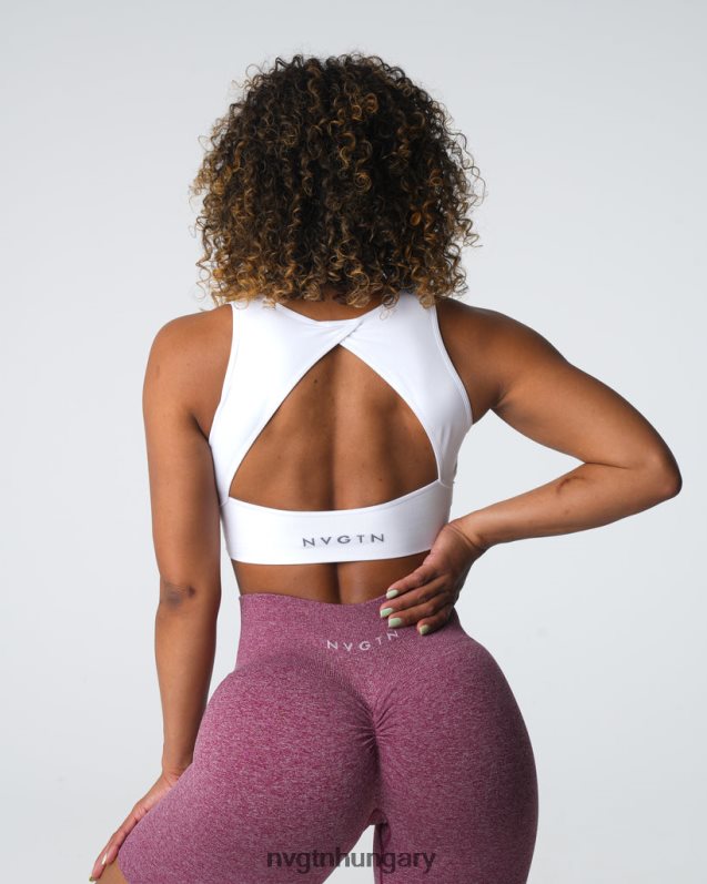 nők fitnesz B8T0BH2 NVGTN fehér felhatalmazza a varrat nélküli melltartót