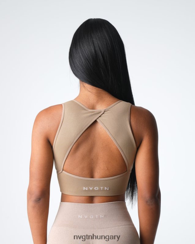 nők fitnesz B8T0BH3 NVGTN bézs felhatalmazza a varrat nélküli melltartót