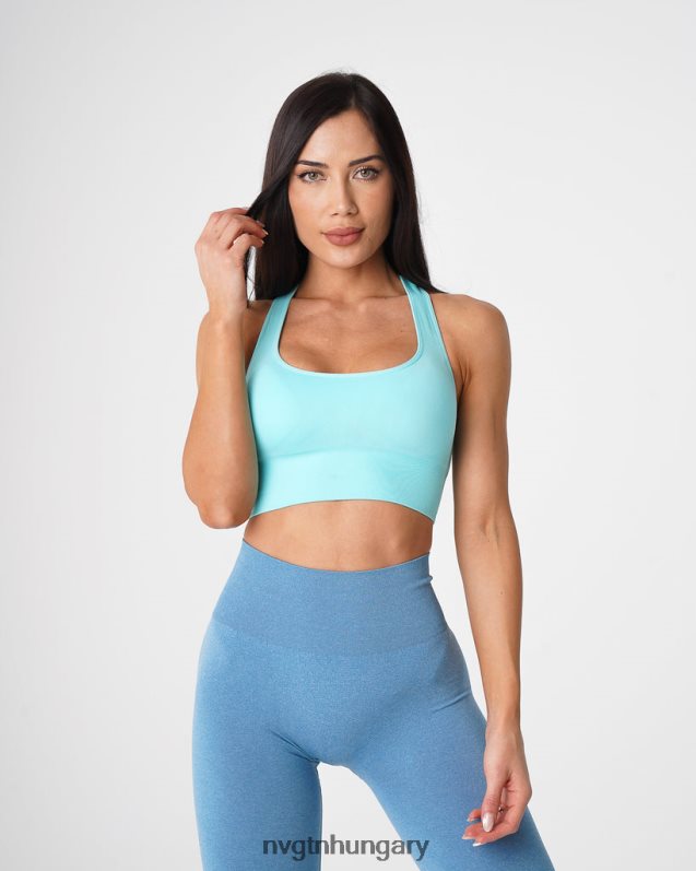 nők fitnesz B8T0BH45 NVGTN aqua gyújtó varrat nélküli melltartó