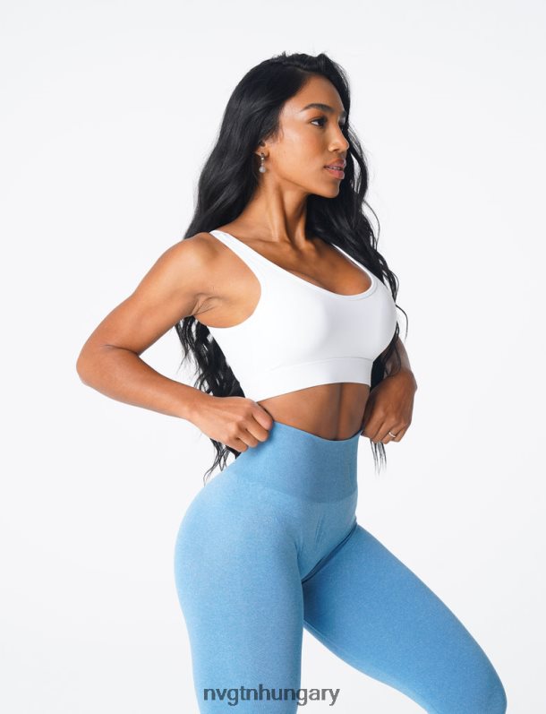 nők fitnesz B8T0BH47 NVGTN fehér álom melltartó