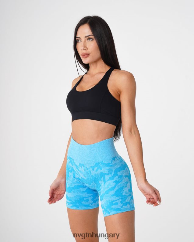 nők fitnesz B8T0BH50 NVGTN fekete felfedő melltartó