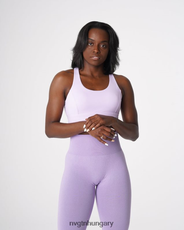 nők fitnesz B8T0BH54 NVGTN levendula felfedő melltartó