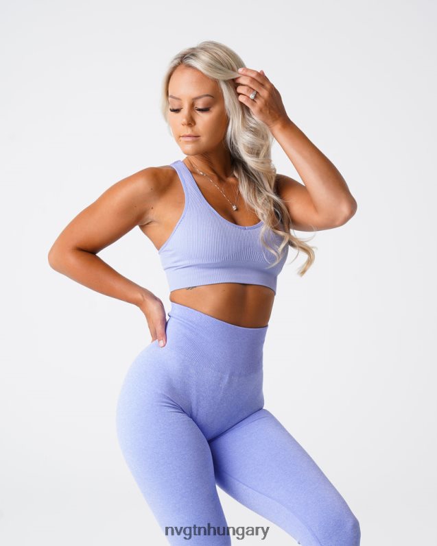 nők fitnesz B8T0BH61 NVGTN télizöld galaxy bordázott varrat nélküli melltartó