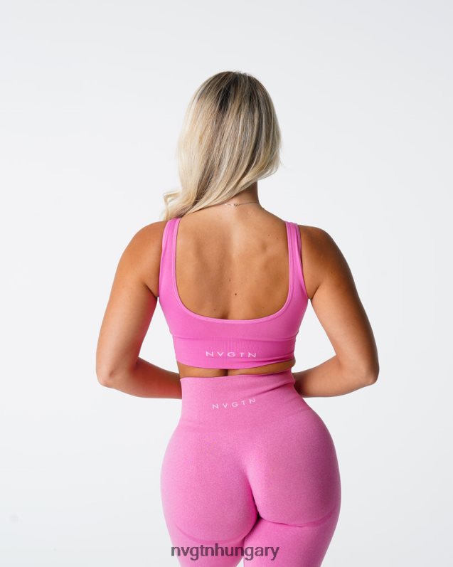 nők fitnesz B8T0BH70 NVGTN rágógumi rózsaszín felemelő varrat nélküli melltartó