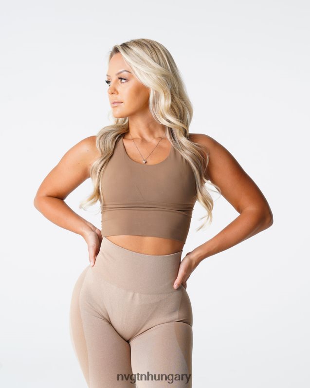 nők fitnesz B8T0BH84 NVGTN mohaachát mátrix melltartó felső