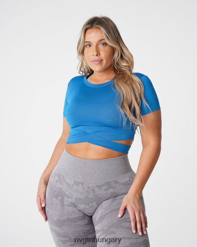 nők fitnesz B8T0BH248 NVGTN kobalt crossbody póló