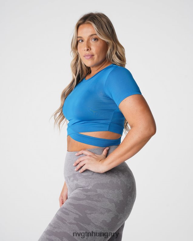 nők fitnesz B8T0BH248 NVGTN kobalt crossbody póló