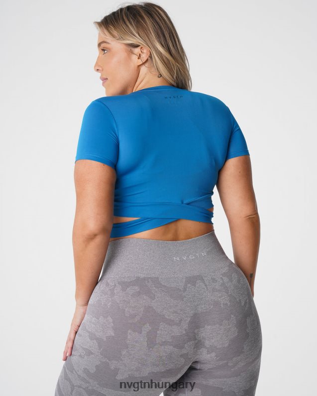 nők fitnesz B8T0BH248 NVGTN kobalt crossbody póló