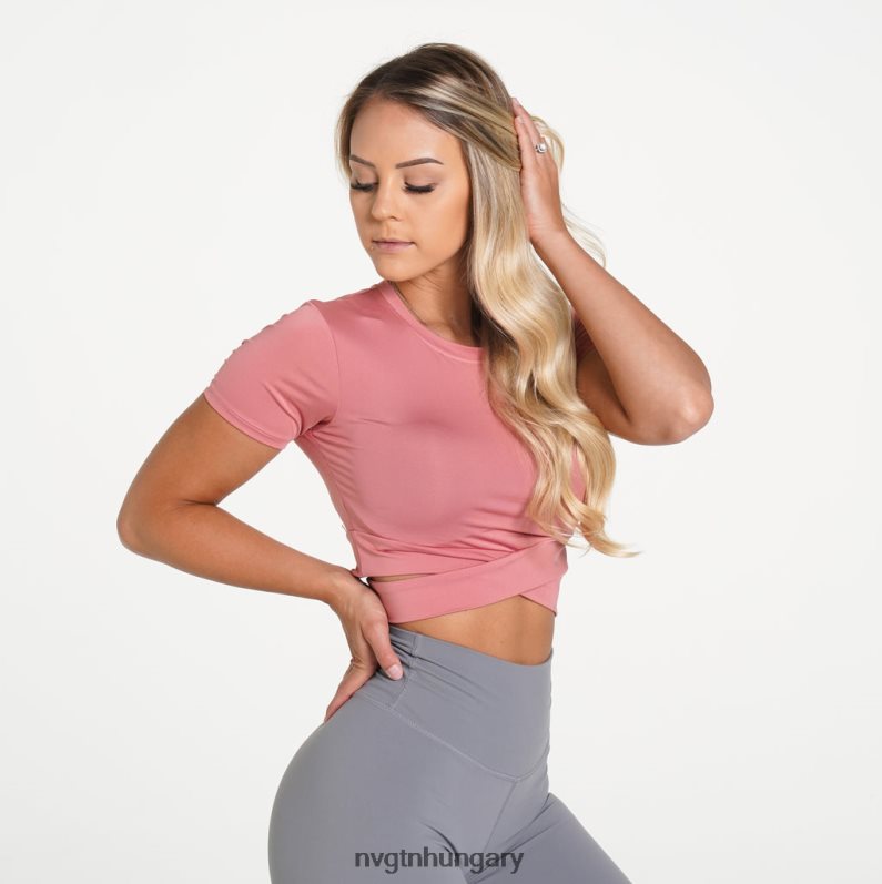 nők fitnesz B8T0BH277 NVGTN poros rózsa crossbody póló