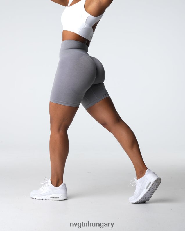 nők fitnesz B8T0BH317 NVGTN szürke contour 2.0 varrat nélküli rövidnadrág