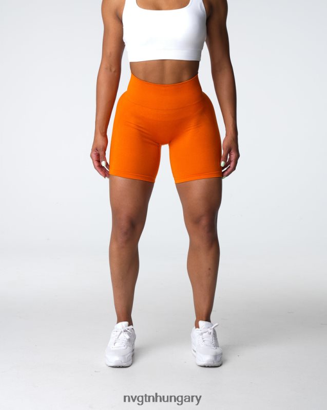 nők fitnesz B8T0BH318 NVGTN mandarin contour 2.0 varrat nélküli rövidnadrág