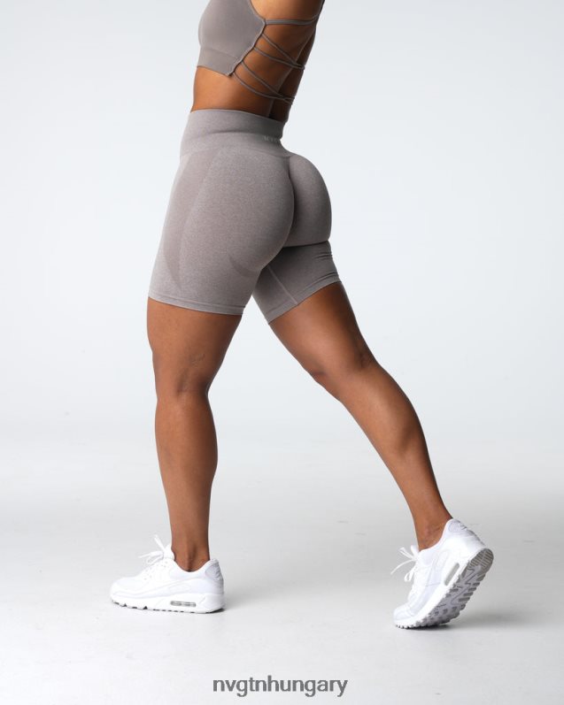 nők fitnesz B8T0BH324 NVGTN tópszín kontúr varrat nélküli rövidnadrág