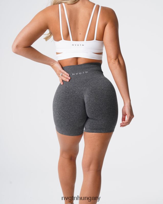 nők fitnesz B8T0BH357 NVGTN fekete pettyes Pro varrat nélküli rövidnadrág