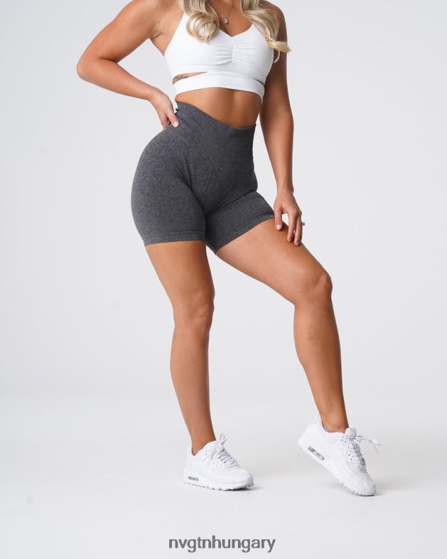 nők fitnesz B8T0BH357 NVGTN fekete pettyes Pro varrat nélküli rövidnadrág