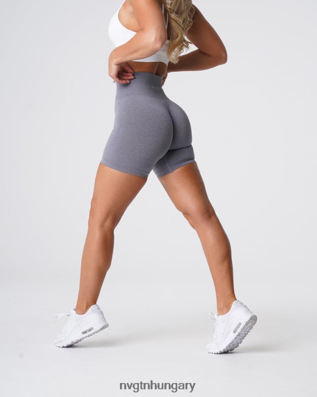 nők fitnesz B8T0BH358 NVGTN szürke Pro varrat nélküli rövidnadrág