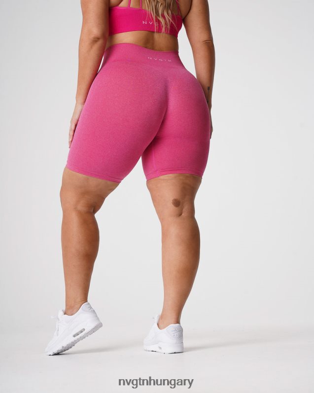 nők fitnesz B8T0BH369 NVGTN fukszia Pro varrat nélküli rövidnadrág