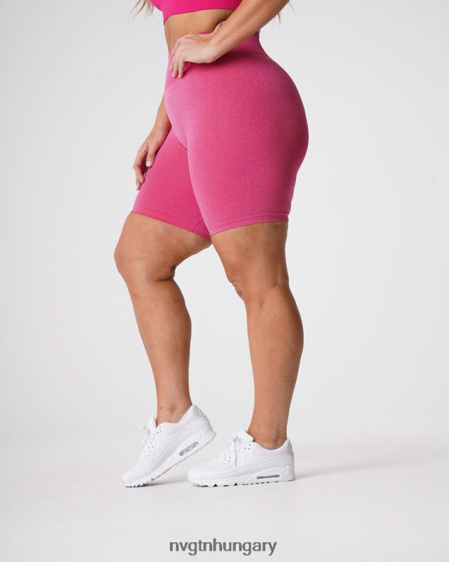 nők fitnesz B8T0BH369 NVGTN fukszia Pro varrat nélküli rövidnadrág