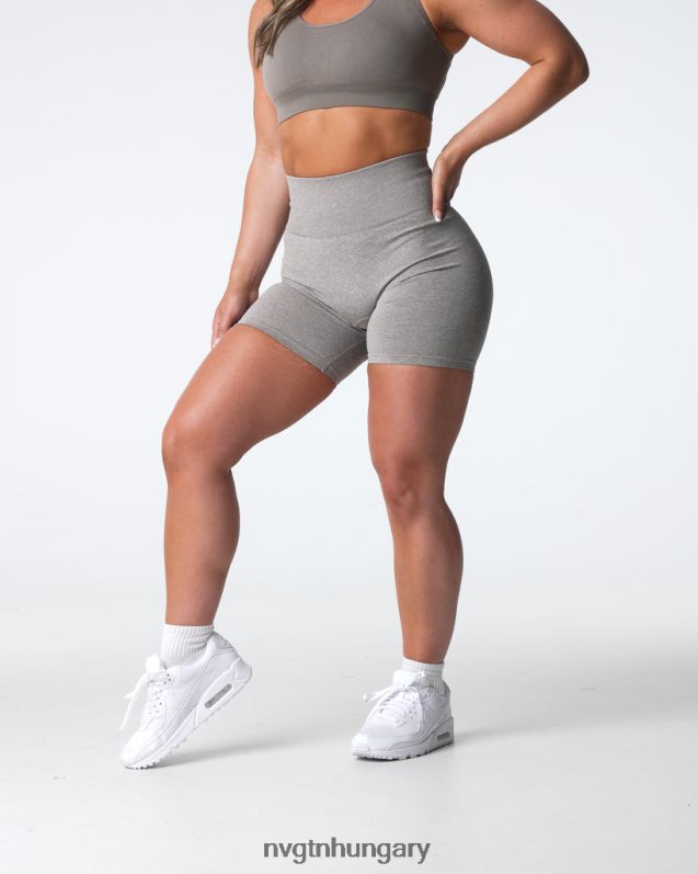 nők fitnesz B8T0BH395 NVGTN tópszín scrunch varrat nélküli rövidnadrág