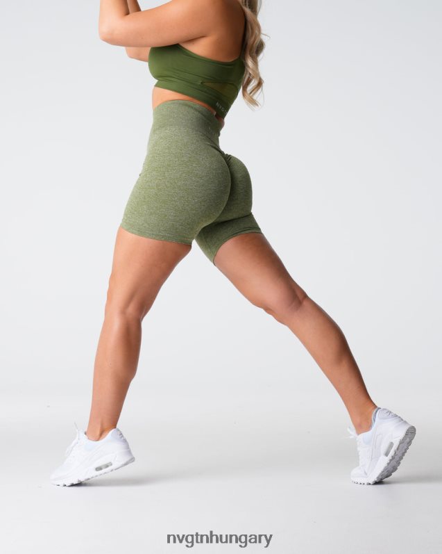 nők fitnesz B8T0BH416 NVGTN rét scrunch varrat nélküli rövidnadrág