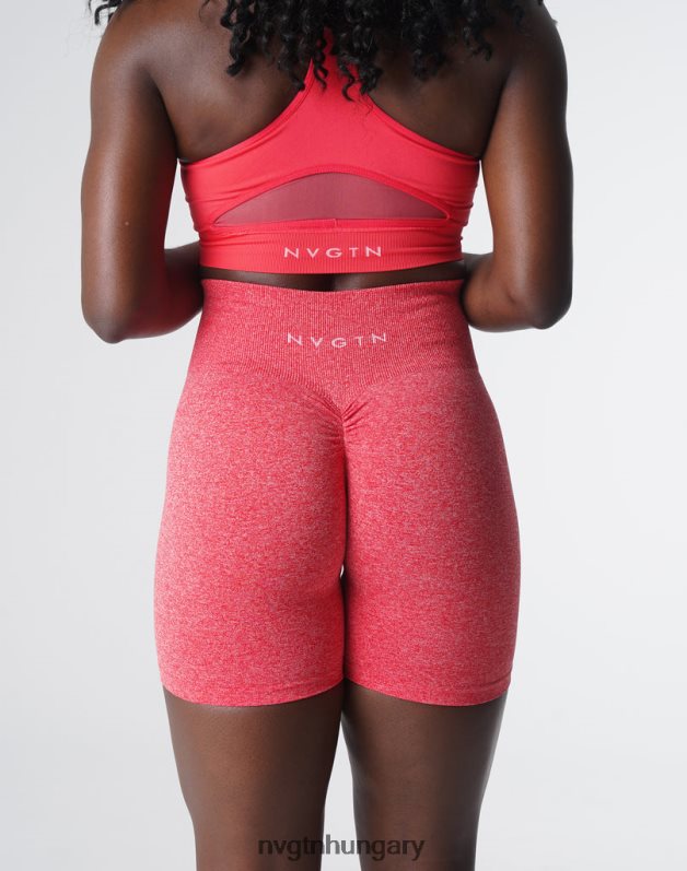 nők fitnesz B8T0BH417 NVGTN cukorka alma scrunch varrat nélküli rövidnadrág
