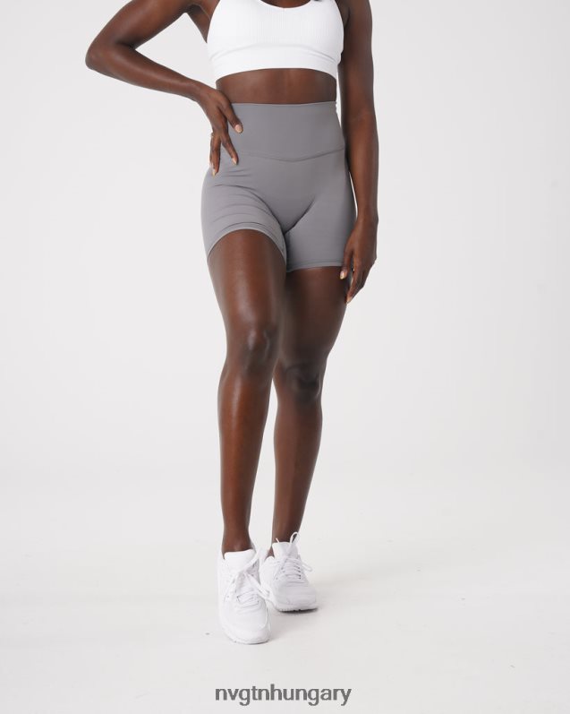 nők fitnesz B8T0BH455 NVGTN szürke aláírás 2.0 rövidnadrág