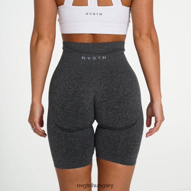 nők fitnesz B8T0BH477 NVGTN fekete pettyes motoros rövidnadrág